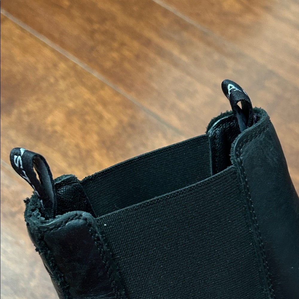 All Saints “Eli” Black Leather Chelsea Boots, Perfect Shoe Work to Play, Size 40 - Picture 10 of 16